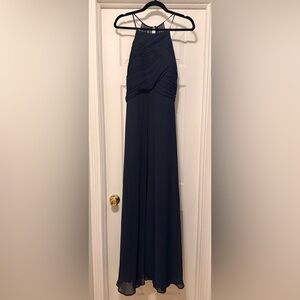 Bill Levkoff Midnight Blue Maxi Dress